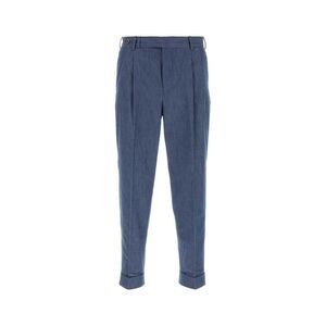 Pt Torino Men Ait Force Blue Cotton Style Pant
